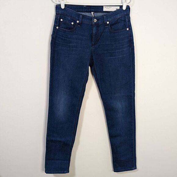 NWT rag & bone Dre Low Rise Slim Boyfriend Jeans - Picture 1 of 11